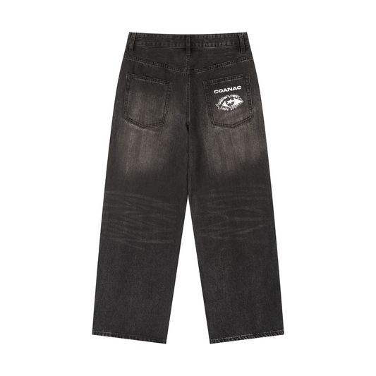 Vintage Wash Heavyweight Denim Jeans